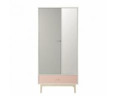 Guardaroba con specchio bianca Blush