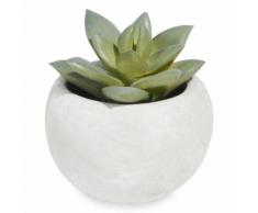 Mini pianta succulenta artificiale in vaso