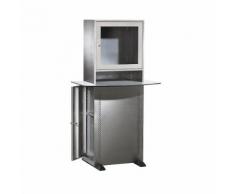 QUIPO Armadio per PC in acciaio inox