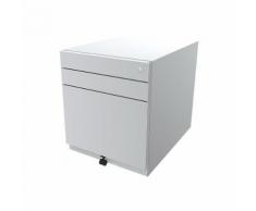 BISLEY Cassettiera con rotelle Note™, con 2 cassetti universali, 1 supporto per cartelle sospese