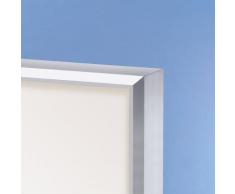 office akktiv Bacheca, cornice in alluminio, ante a battente