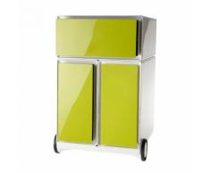 PAPERFLOW Cassettiera con rotelle in plastica