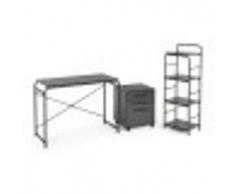Arredo ufficio scrivania cassettiera libreria Combo by Bizzotto