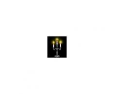 WIDMANN S.R.L. Candelabro Teschi 3 Candele Sanguinanti