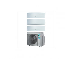 CONDIZIONATORE TRIALSPLIT SERIE EMURA FTXJ20MW+FTXJ20MW+FTXJ35MW+3MXM68M 7000+7000+12000