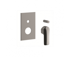 CONVIVIO BTCONCIN03 PIASTRA C/LEVA CRO SET ESTERNO RETTANG MIX DOCCIA C/DEV INC