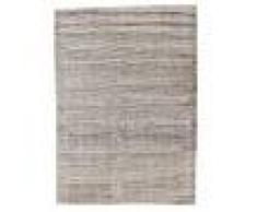 Nain Trading Tappeto Orientale Design Loom Kebriti 231x159 Grigio/Beige (India, Viscosa, Il lavoro manuale)