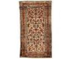Nain Trading Tappeto Fatto A Mano Enjelas Antico 146x80 Corridore Beige/Marrone (Lana, Persia/Iran)