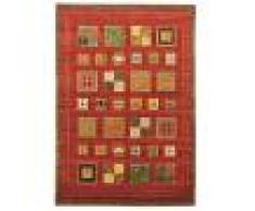 Nain Trading Tappeto Gabbeh Loribaft Design 240x171 Marrone/Arancione (India, Annodato a mano, Lana)