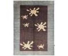 Nain Trading Tappeto Orientale Design Ziegler 185x144 Grigio Scuro/Beige (Afghanistan, Lana, Annodato a mano)