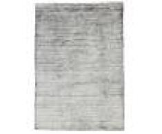 Nain Trading Tappeto Design Loom Shine 199x141 Moderna/Design Grigio/Beige (Il lavoro manuale, Viscosa, India)