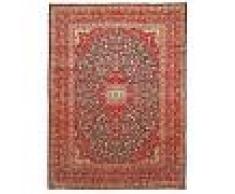Nain Trading Tappeto Orientale Keshan Antico 399x297 Arancione/Rosa (Persia/Iran, Lana, Annodato a mano)