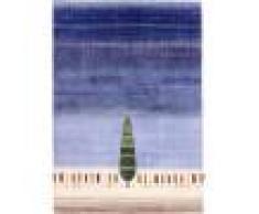 Nain Trading Tappeto Orientale Gabbeh Loribaft Design 237x164 Grigio Scuro/Blu Scuro (Lana, India, Annodato a mano)