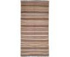 Nain Trading Tappeto Kilim Fars Mazandaran Antico 244x121 Corridore Grigio/Marrone Scuro (Lana, Persia/Iran, Annodato a mano)