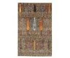 Nain Trading Tappeto Gabbeh Loribaft Design 186x121 Moderna/Design Marrone Scuro (Annodato a mano, Lana / Seta, India)