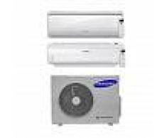 Samsung Condizionatore Dual Split Samsung Inverter Serie Maldives 7000+12000 Btu Wifi 7+12 Btu Aj040fcj2eh/eu A++