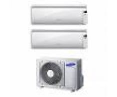 Samsung Condizionatore Samsung Dual Split Inverter 7000+12000 7+12 Btu Maldives A++ Aj040fcj2eh/eu