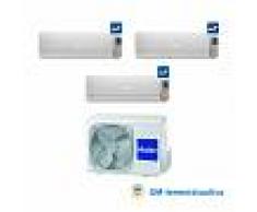 HAIER Condizionatore Haier Nebula White Trial Split Inverter 9+12+12 9000+12000+12000 Btu A++ Wi-Fi 3u19fs1era