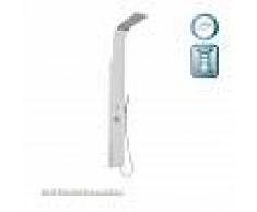 Colonna Doccia Pannello Multifunzione Metaform Modello Loira 101b58108 Shower Finitura Satinata In Acciaio Inox Aisi 304 Soffione Anticalcare Funzione Idromassaggio