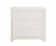 Comò a 3 cassetti bianco sporco Idylle