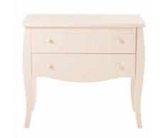 Comò a 2 cassetti rosa chiaro Apolline