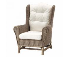 Poltrona in rattan Hampton