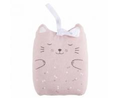 Para-spifferi per porta gatto in cotone rosa