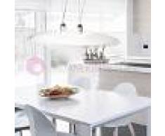 Silvenlight Horn Lampada A Sospensione Moderna Vetro Ovale L. 80x50