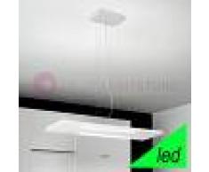Gea Luce Srl Berna Lampada A Sospensione Moderna Bianca A Led L. 92x28