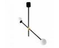 Luce Ambiente Design Fan Europe Lampada a Sospensione Antitesi 2 Luci G9 L 91 cm