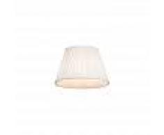 QAZQA Paralume PLISSE 25cm DS E27 bianco