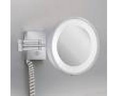 Decor Walther Specchio cosmetico da parete VISIO, nichel satin