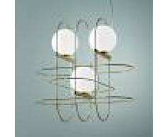 Fontana Arte Lampada a sospensione LED di design Setareh, oro