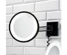 Decor Walther Specchio cosmetico BS 25 nero, 3x