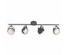 Brilliant Faretto alogeno Rider a 4 luci effetto cemento