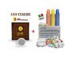 Eurochibi Caffè Passalacqua Elmir - Gusto Pieno - Kit 150 Cialde Ese44 Da 7.3g + Accessori