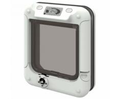 Gattaiola Cat Mate con timer - Prolungamento tunnel, bianco