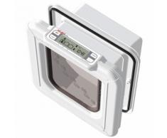 Gattaiola Cat Mate Elite con microchip e timer - Prolungamento tunnel bianco
