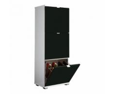 Scarpiera Colorado Matt II in bianco e nero opaco