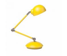 Lampada da tavolo e comodino in metallo giallo HELMAND