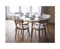 Tavolo da pranzo rettangolare moderno 150x90cm SANTOS