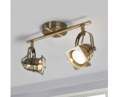 Plafoniera LED Janek color ottone anticato