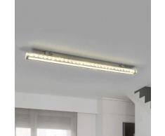 Potente plafoniera LED di cristallo Sesilia