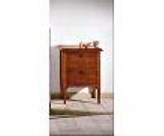 ART 1564 Comodino massello 2 cassetti con chiave