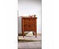 ART 1564 Comodino massello 2 cassetti con chiave