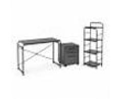 Arredo ufficio scrivania cassettiera libreria Combo by Bizzotto