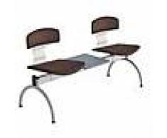 gaber Panca tolo gm imbottita - mod. tolo gm3p - panca a 3 posti - confezione da n. 2 - dim. cm l 150 x p 60 x h 84 - peso kg 24 - norma ce PANCHE TOLO IMBOTTITE - MOD. TOLO GM - Panca a 2-3-4-5 posti - Scocca in tecnopolimero rivestita in ecopelle Aurea