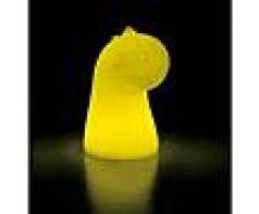 plus LAMPADE - MOD. DRAGHETTO LIGHT - STRUTTURA IN POLIETILENE - USO INTERNO - COMPLETO DI KIT MINI LED INTERNI: CAVO TRASPARENTE, SPINA EUROPEA BIPOLARE, TRASFORMATORE IN 12V A PARETE, PULSANTIERA - LUNGHEZZA CAVO cm 140 - DIMENSIONI cm L 12 x P 18 x 21