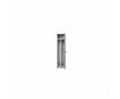 Armadio spogliatoio ZINCOPLASTIFICATO - N.1 POSTO - Divisorio interno sporco/pulito - Ripiano porta cappello - Ganci appendiabiti - Piedini regolabili - Garantito 10 anni contro la ruggine - Colore grigio - Dim cm L45 x P50 x h180