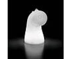 plus LAMPADE - MOD. DRAGO LIGHT - STRUTTURA IN POLIETILENE - USO INTERNO - COMPLETO DI KIT MINI LED INTERNI: CAVO TRASPARENTE, SPINA EUROPEA BIPOLARE, TRASFORMATORE IN 12V A PARETE, PULSANTIERA - LUNGHEZZA CAVO cm 140 - DIMENSIONI cm L 30 x P 45 x 52 h -